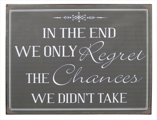 "In The End" Metal Plaque